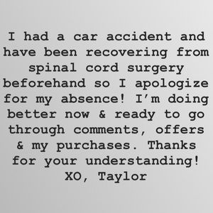 SORRY FOR MY ABSENCE LATELY